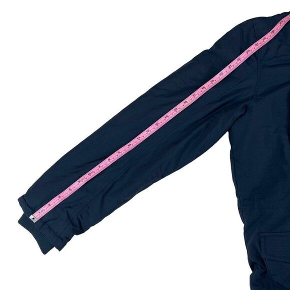 New Wesc Navy Blue Zip Winter Warm Full Unisex Parka Jacket Men M / L Women $265 - Picture 14 of 14